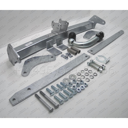 C050A GALIA Полностью оцинкованный фаркоп на Citroen Jumpy 2006-2016, FIAT Scudo 2007-2016, Peugeot Expert 2007-2016, Toyota Proace 2013-2016, Citroen Dispatch 2006-2016 в т.ч. с парктрониками. Тип шара: A. Невидимый вырез бампера. Нагрузки: 2000/120 кг, 