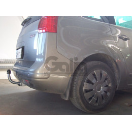 C051A GALIA Полностью оцинкованный фаркоп на Citroen C4 Picasso 2006-2013, Citroen C4 Grand Picasso 2006-2013, Peugeot 5008 2009-2017. Тип шара: A. Невидимая минимальная подрезка бампер