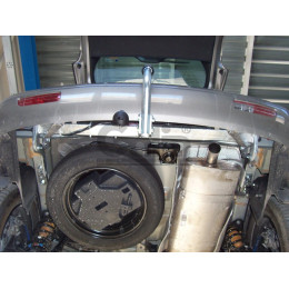 C051A GALIA Полностью оцинкованный фаркоп на Citroen C4 Picasso 2006-2013, Citroen C4 Grand Picasso 2006-2013, Peugeot 5008 2009-2017. Тип шара: A. Невидимая минимальная подрезка бампер
