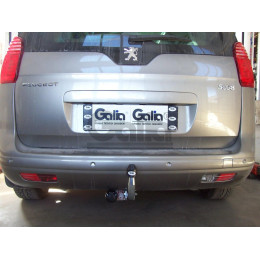 C051A GALIA Полностью оцинкованный фаркоп на Citroen C4 Picasso 2006-2013, Citroen C4 Grand Picasso 2006-2013, Peugeot 5008 2009-2017. Тип шара: A. Невидимая минимальная подрезка бампер