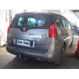 C051A GALIA Полностью оцинкованный фаркоп на Citroen C4 Picasso 2006-2013, Citroen C4 Grand Picasso 2006-2013, Peugeot 5008 2009-2017. Тип шара: A. Невидимая минимальная подрезка бампер
