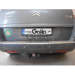 C051A GALIA Полностью оцинкованный фаркоп на Citroen C4 Picasso 2006-2013, Citroen C4 Grand Picasso 2006-2013, Peugeot 5008 2009-2017. Тип шара: A. Невидимая минимальная подрезка бампер