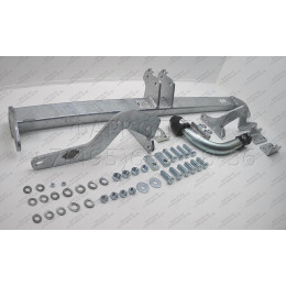 C051A GALIA Полностью оцинкованный фаркоп на Citroen C4 Picasso 2006-2013, Citroen C4 Grand Picasso 2006-2013, Peugeot 5008 2009-2017. Тип шара: A. Невидимая минимальная подрезка бампер