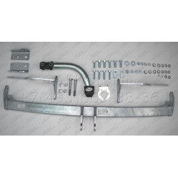 C051A GALIA Полностью оцинкованный фаркоп на Citroen C4 Picasso 2006-2013, Citroen C4 Grand Picasso 2006-2013, Peugeot 5008 2009-2017. Тип шара: A. Невидимая минимальная подрезка бампер