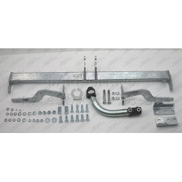 C051A GALIA Полностью оцинкованный фаркоп на Citroen C4 Picasso 2006-2013, Citroen C4 Grand Picasso 2006-2013, Peugeot 5008 2009-2017. Тип шара: A. Невидимая минимальная подрезка бампер