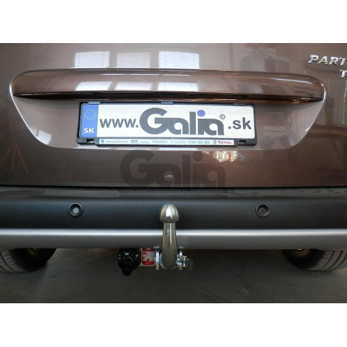C052C GALIA Полностью оцинкованный фаркоп на Peugeot Partner II 2008-2018: L1 4380 мм., включая Partner II Tepee, Citroen Berlingo II 2008-2018: L1 4380 мм., Peugeot Partner III L1 2018-, Peugeot Rifter L1 2018-, Citroen Berlingo III L1 2018-, Toyota ProA