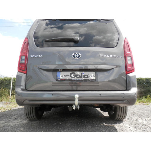 C052C GALIA Полностью оцинкованный фаркоп на Peugeot Partner II 2008-2018: L1 4380 мм., включая Partner II Tepee, Citroen Berlingo II 2008-2018: L1 4380 мм., Peugeot Partner III L1 2018-, Peugeot Rifter L1 2018-, Citroen Berlingo III L1 2018-, Toyota ProA