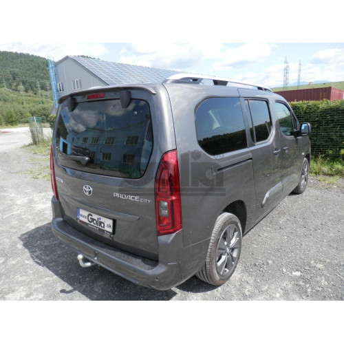 C052C GALIA Полностью оцинкованный фаркоп на Peugeot Partner II 2008-2018: L1 4380 мм., включая Partner II Tepee, Citroen Berlingo II 2008-2018: L1 4380 мм., Peugeot Partner III L1 2018-, Peugeot Rifter L1 2018-, Citroen Berlingo III L1 2018-, Toyota ProA