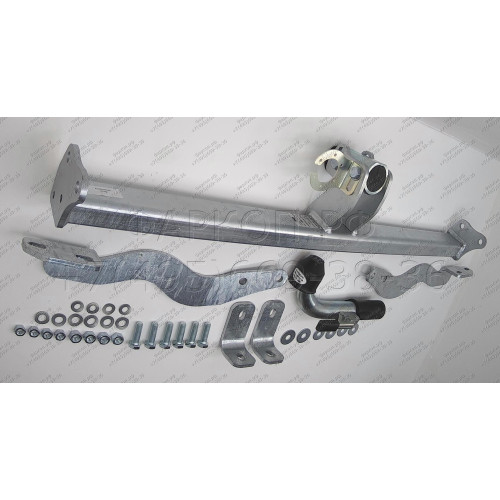 C052C GALIA Полностью оцинкованный фаркоп на Peugeot Partner II 2008-2018: L1 4380 мм., включая Partner II Tepee, Citroen Berlingo II 2008-2018: L1 4380 мм., Peugeot Partner III L1 2018-, Peugeot Rifter L1 2018-, Citroen Berlingo III L1 2018-, Toyota ProA