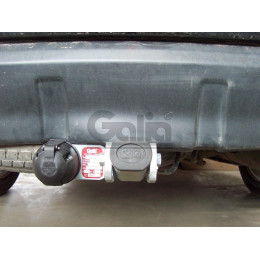 C054C GALIA Полностью оцинкованный фаркоп на Mitsubishi Outlander XL 2007-2012, Citroen C-Crosser 2007-2012, Peugeot 4007 2007-2012. Тип шара: C (горизонтальный съемный). Невидимый выре