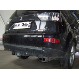 C054C GALIA Полностью оцинкованный фаркоп на Mitsubishi Outlander XL 2007-2012, Citroen C-Crosser 2007-2012, Peugeot 4007 2007-2012. Тип шара: C (горизонтальный съемный). Невидимый выре