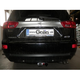 C054C GALIA Полностью оцинкованный фаркоп на Mitsubishi Outlander XL 2007-2012, Citroen C-Crosser 2007-2012, Peugeot 4007 2007-2012. Тип шара: C (горизонтальный съемный). Невидимый выре