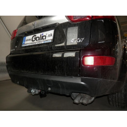 C054C GALIA Полностью оцинкованный фаркоп на Mitsubishi Outlander XL 2007-2012, Citroen C-Crosser 2007-2012, Peugeot 4007 2007-2012. Тип шара: C (горизонтальный съемный). Невидимый выре