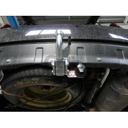 C054C GALIA Полностью оцинкованный фаркоп на Mitsubishi Outlander XL 2007-2012, Citroen C-Crosser 2007-2012, Peugeot 4007 2007-2012. Тип шара: C (горизонтальный съемный). Невидимый выре