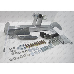 C054C GALIA Полностью оцинкованный фаркоп на Mitsubishi Outlander XL 2007-2012, Citroen C-Crosser 2007-2012, Peugeot 4007 2007-2012. Тип шара: C (горизонтальный съемный). Невидимый выре