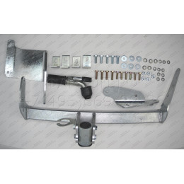 C054C GALIA Полностью оцинкованный фаркоп на Mitsubishi Outlander XL 2007-2012, Citroen C-Crosser 2007-2012, Peugeot 4007 2007-2012. Тип шара: C (горизонтальный съемный). Невидимый выре