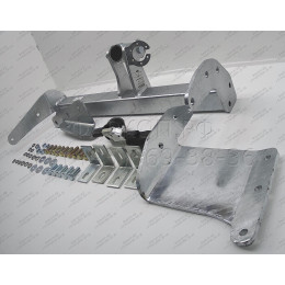 C054C GALIA Полностью оцинкованный фаркоп на Mitsubishi Outlander XL 2007-2012, Citroen C-Crosser 2007-2012, Peugeot 4007 2007-2012. Тип шара: C (горизонтальный съемный). Невидимый выре
