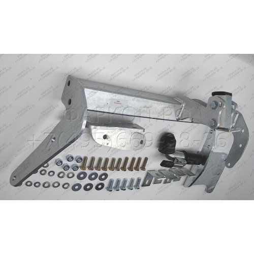 C054C GALIA Полностью оцинкованный фаркоп на Mitsubishi Outlander XL 2007-2012, Citroen C-Crosser 2007-2012, Peugeot 4007 2007-2012. Тип шара: C (горизонтальный съемный). Невидимый вырез бампера. Нагрузки: 2000/100 кг, масса фаркопа 20,47 кг