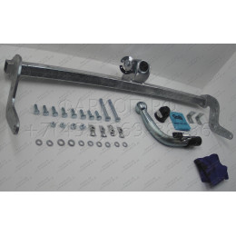 C059C GALIA Полностью оцинкованный фаркоп на Citroen C3 Picasso 2009-2017. Тип шара: C (горизонтальный съемный). Без выреза бампера. Нагрузки: 1400/75 кг, масса фар