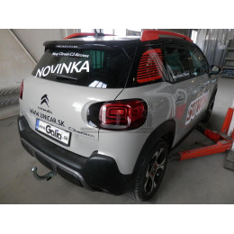 C073C GALIA Полностью оцинкованный фаркоп на Citroen C3 Aircross 2018-2024. Подрозетник убирается за бампер. Требуется невидимая подрезка бампера. Тип шара: C