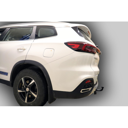 C107-A Лидер-плюс ТСУ для Xcite X-Cross 8 2024-, Chery Tiggo 8 2019-2024, Chery Tiggo 8 Pro 2021-2024, Chery Tiggo 8 Pro Max 2022- без выреза бампера. Тип шара: A. Нагрузки: 1200/75 кг, масса фаркопа 12,2 кг (без электрики в комплекте)
