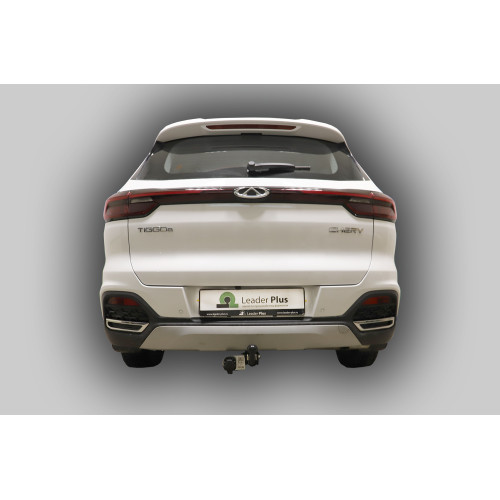 C107-A Лидер-плюс ТСУ для Xcite X-Cross 8 2024-, Chery Tiggo 8 2019-2024, Chery Tiggo 8 Pro 2021-2024, Chery Tiggo 8 Pro Max 2022- без выреза бампера. Тип шара: A. Нагрузки: 1200/75 кг, масса фаркопа 12,2 кг (без электрики в комплекте)
