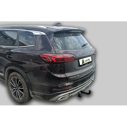 C107-A Лидер-плюс ТСУ для Xcite X-Cross 8 2024-, Chery Tiggo 8 2019-2024, Chery Tiggo 8 Pro 2021-2024, Chery Tiggo 8 Pro Max 2022- без выреза бампера. Тип шара: A. Нагрузки: 1200/75 кг, масса фаркопа 12,2 кг (без электрики в комплекте)