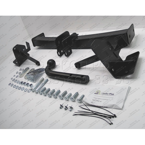 C107-A Лидер-плюс ТСУ для Xcite X-Cross 8 2024-, Chery Tiggo 8 2019-2024, Chery Tiggo 8 Pro 2021-2024, Chery Tiggo 8 Pro Max 2022- без выреза бампера. Тип шара: A. Нагрузки: 1200/75 кг, масса фаркопа 12,2 кг (без электрики в комплекте)
