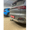 C107-A Лидер-плюс ТСУ для Xcite X-Cross 8 2024-, Chery Tiggo 8 2019-2024, Chery Tiggo 8 Pro 2021-2024, Chery Tiggo 8 Pro Max 2022- без выреза бампера. Тип шара: A. Нагрузки: 1200/75 кг, масса фаркопа 12,2 кг (без электрики в комплекте)