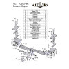 C202-BA TAVIALS ТСУ для Chevrolet Lacetti седан 2004-2012, Daewoo Gentra 2013-2015, Ravon Gentra 2015-2018 без снятия и выреза бампера. Тип шара: C (оцинкованный, съемный). Нагрузки: 1200/75 кг, масса фаркопа 20,12 кг, требуется 4 сверления (без электрики