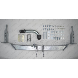 D034A GALIA Полностью оцинкованный фаркоп на Chevrolet Lacetti хетчбек 5 дверей 2004-2013, Daewoo Nubira хетчбек 5 дверей 2003-2013. Подрозетник убирается за бампер. Тип