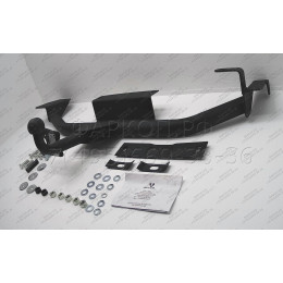 DW 03 AVTOS Фаркоп на Daewoo Nexia седан 1995-2010 без подрезки бампера. Тип шара: H (несъемный сварной). Нагрузки: 750/50 кг, масса фаркопа 13 кг (без электрики в 