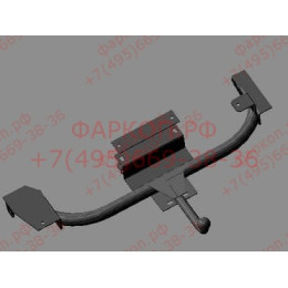 DW 03 AVTOS Фаркоп на Daewoo Nexia седан 1995-2010 без подрезки бампера. Тип шара: H (несъемный сварной). Нагрузки: 750/50 кг, масса фаркопа 13 кг (без электрики в 