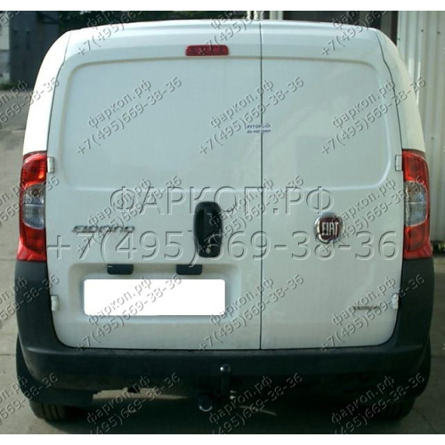 F-073 STEINHOF Фаркоп на Citroen Nemo 2009-2015, FIAT Fiorino 2008-2021, FIAT Qubo 2008-2021, Peugeot Bipper 2008-2017. Требуется подрезка бампера. Тип шара: AH (горизонтальное быстросъемное крепление шара на ключе). Нагрузки: 1300/75 кг, масса фаркопа 15