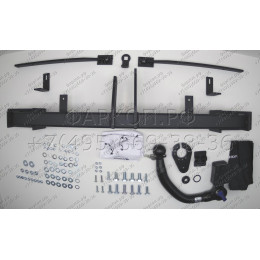 F-115 STEINHOF Фаркоп на FIAT Panda III, только 2WD 2012-2022 без подрезки бампера. Тип шара: AV (вертикальное быстросъемное крепление шара на ключе). Нагрузки: 10