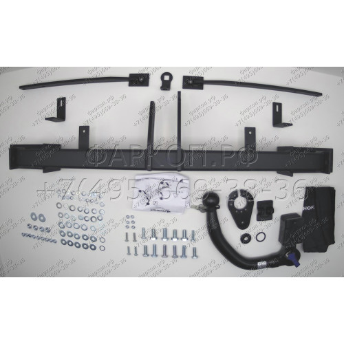 F-115 STEINHOF Фаркоп на FIAT Panda III, только 2WD 2012-2022 без подрезки бампера. Тип шара: AV (вертикальное быстросъемное крепление шара на ключе). Нагрузки: 1000/70 кг, масса фаркопа 18 кг (без электрики в комплекте)