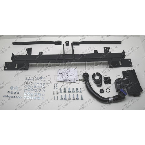 F-115 STEINHOF Фаркоп на FIAT Panda III, только 2WD 2012-2022 без подрезки бампера. Тип шара: AV (вертикальное быстросъемное крепление шара на ключе). Нагрузки: 1000/70 кг, масса фаркопа 18 кг (без электрики в комплекте)