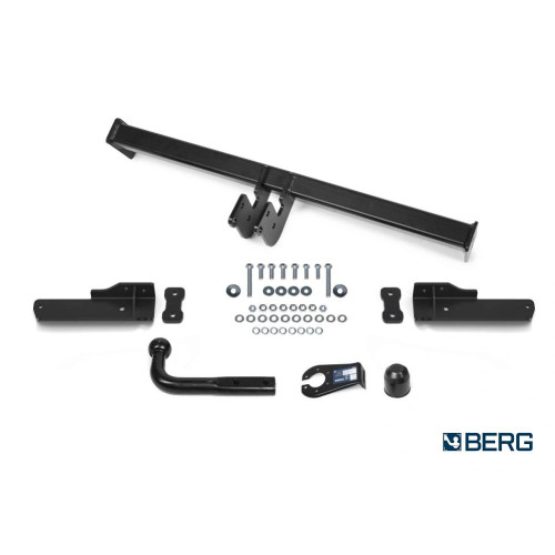 F.0911.001 BERG Фаркоп на Tenet T4 2025-, Chery Tiggo 4 2024-, Chery Tiggo 4 Pro 2022-, Chery Tiggo 4 2019-2023 без снятия и подрезки бампера. Тип шара: A. Нагрузки: 1500/75 кг, масса фаркопа 18 кг (без электрики в комплекте)