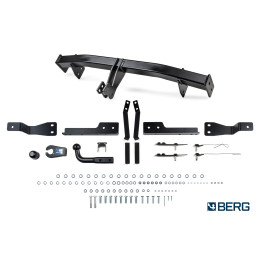 F.0914.001 BERG Фаркоп на Chery Tiggo 9 2024-, Jaecoo J8 2024-. Требуется подрезка бампера. Тип шара: A. Нагрузки: 1500/75 кг, масса фаркопа 22,8 кг (без электрики в компле