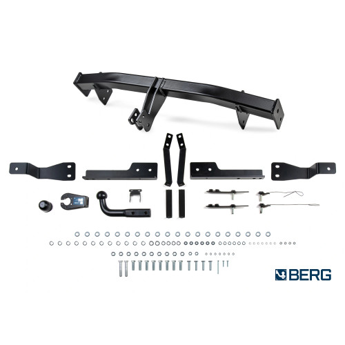 F.0914.001 BERG Фаркоп на Chery Tiggo 9 2024-, Jaecoo J8 2024-. Требуется подрезка бампера. Тип шара: A. Нагрузки: 1500/75 кг, масса фаркопа 22,8 кг (без электрики в комплекте)