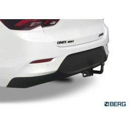 F.1014.001 BERG Фаркоп на Chevrolet Onix седан 2023-. Требуется подрезка бампера. Тип шара: A. Нагрузки: 1200/75 кг, масса фаркопа 17,4 кг (без электрики в комплекте