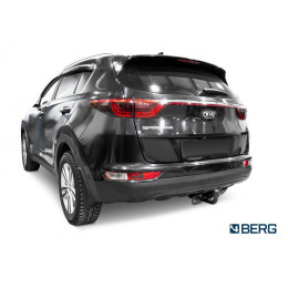 F.2811.001 BERG Фаркоп на Hyundai Tucson 2018-2021, Kia Sportage 2015-2018, 2018-2022 без подрезки бампера. Тип шара: A. Нагрузки: 1550/75 кг, масса фаркопа 15 кг (без электрики в ко