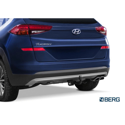 F.2811.001 BERG Фаркоп на Hyundai Tucson 2018-2021, Kia Sportage 2015-2018, 2018-2022 без подрезки бампера. Тип шара: A. Нагрузки: 1550/75 кг, масса фаркопа 15 кг (без электрики в комплекте)