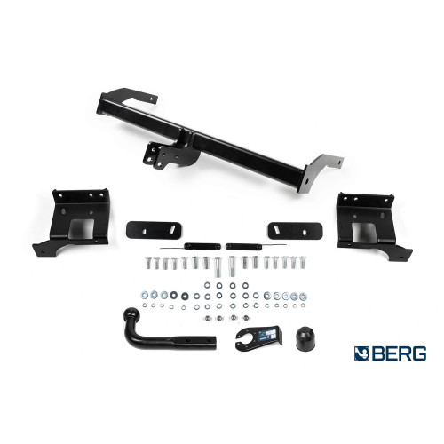 F.2811.001 BERG Фаркоп на Hyundai Tucson 2018-2021, Kia Sportage 2015-2018, 2018-2022 без подрезки бампера. Тип шара: A. Нагрузки: 1550/75 кг, масса фаркопа 15 кг (без электрики в комплекте)