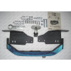 F.5714.002 BERG Фаркоп с нержавеющей накладкой на Toyota Land Cruiser Prado 120 2002-2009, Prado 150 (кроме Black Onyx) 2009-2023, Lexus GX470 2003-2009, Lexus GX460 2009-2023 без снятия и подрезки бампера. Тип шара: F. Нагрузки: 1500/75 кг, масса фаркопа