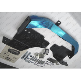 F.5714.002 BERG Фаркоп с нержавеющей накладкой на Toyota Land Cruiser Prado 120 2002-2009, Prado 150 (кроме Black Onyx) 2009-2023, Lexus GX470 2003-2009, Lexus GX460 2009-2023 без снятия и подрезки ба