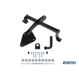 F.6018.001 BERG Фаркоп на Lada Priora 2007-2018, Lada 2110/2111/2112 1995-2007 без снятия и подрезки бампера. Тип шара: A. Нагрузки: 900/75 кг, масса фаркопа 12 кг (без электрики 