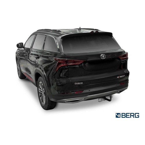 F.6117.001 BERG Фаркоп на Changan CS75 Plus 2023-2024 без подрезки бампера. Тип шара: A. Нагрузки: 1200/75 кг, масса фаркопа 18,4 кг (без электрики в комплекте)