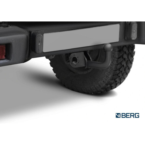 F.6312.001 BERG Фаркоп на UAZ Hunter 2003-, UAZ 469 1972-1985, 2010-2011, UAZ 3151/31512 1985-2013 без снятия и подрезки бампера. Тип шара: A. Нагрузки: 1000/75 кг, масса фаркопа 8,6 кг (без электрики в комплекте)
