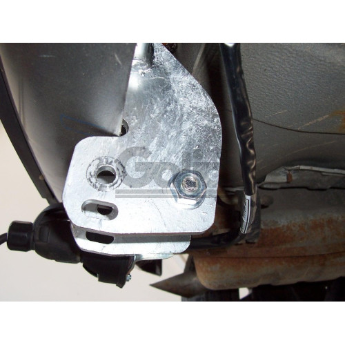 F090A GALIA Полностью оцинкованный фаркоп на FIAT Punto 1999-2005, FIAT Grande Punto 2005-2012. Тип шара: A. Без выреза бампера. Нагрузки: 1100/60 кг, масса фаркопа 14,72 кг